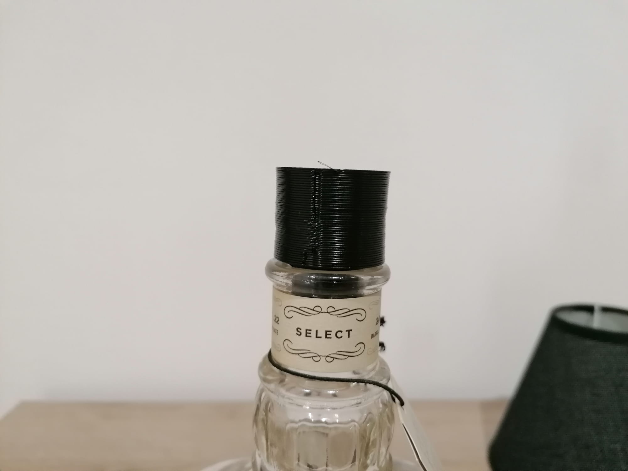 Jack Daniel's single barrel light bulb adapter