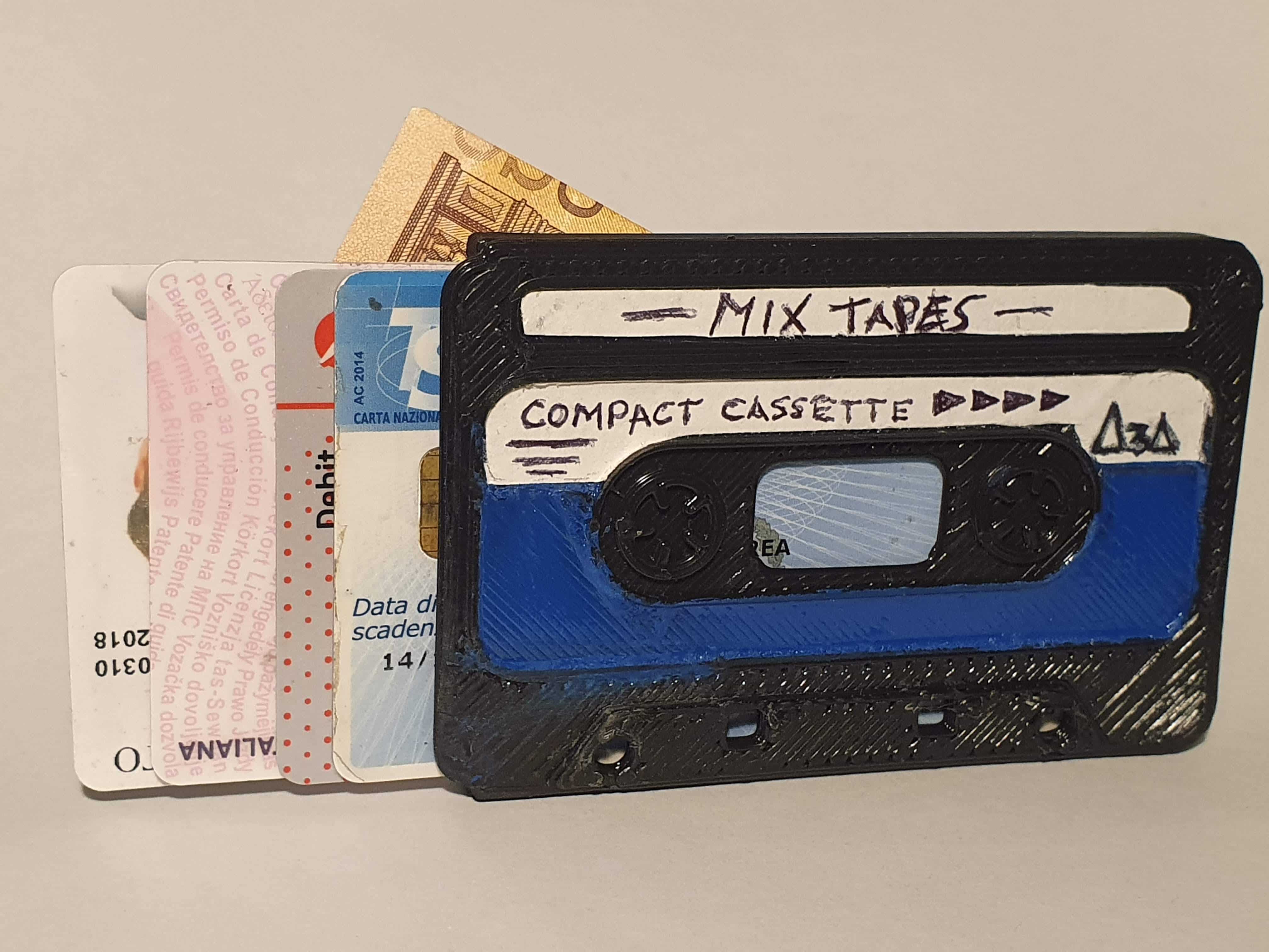 Cassette slim wallet