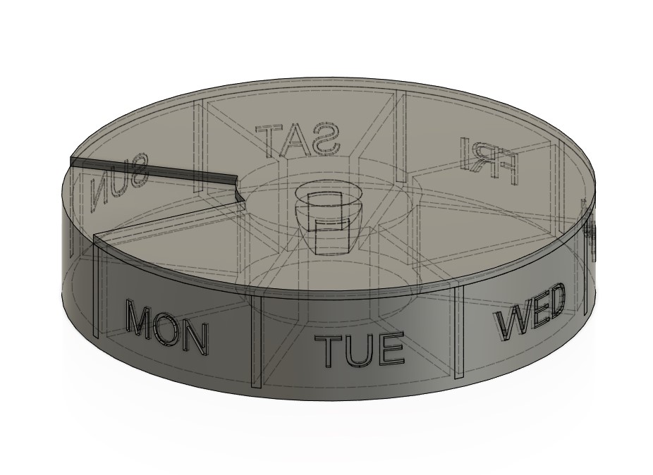 7 Day Travel Pill Box