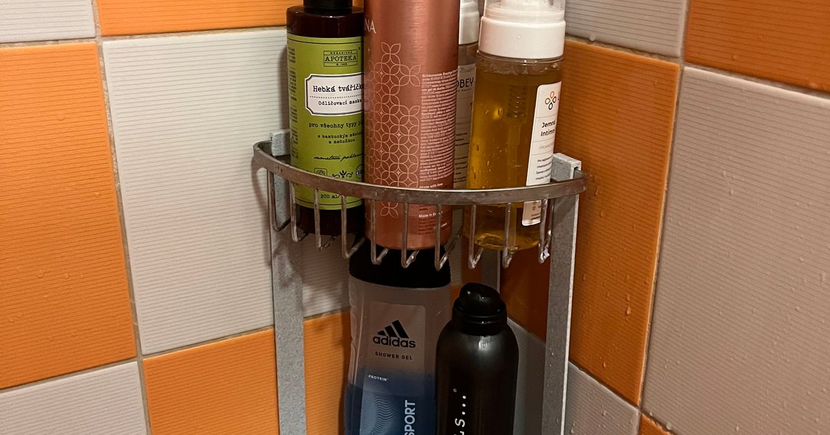 Shower shelf extender by Lukkyso Download free STL model