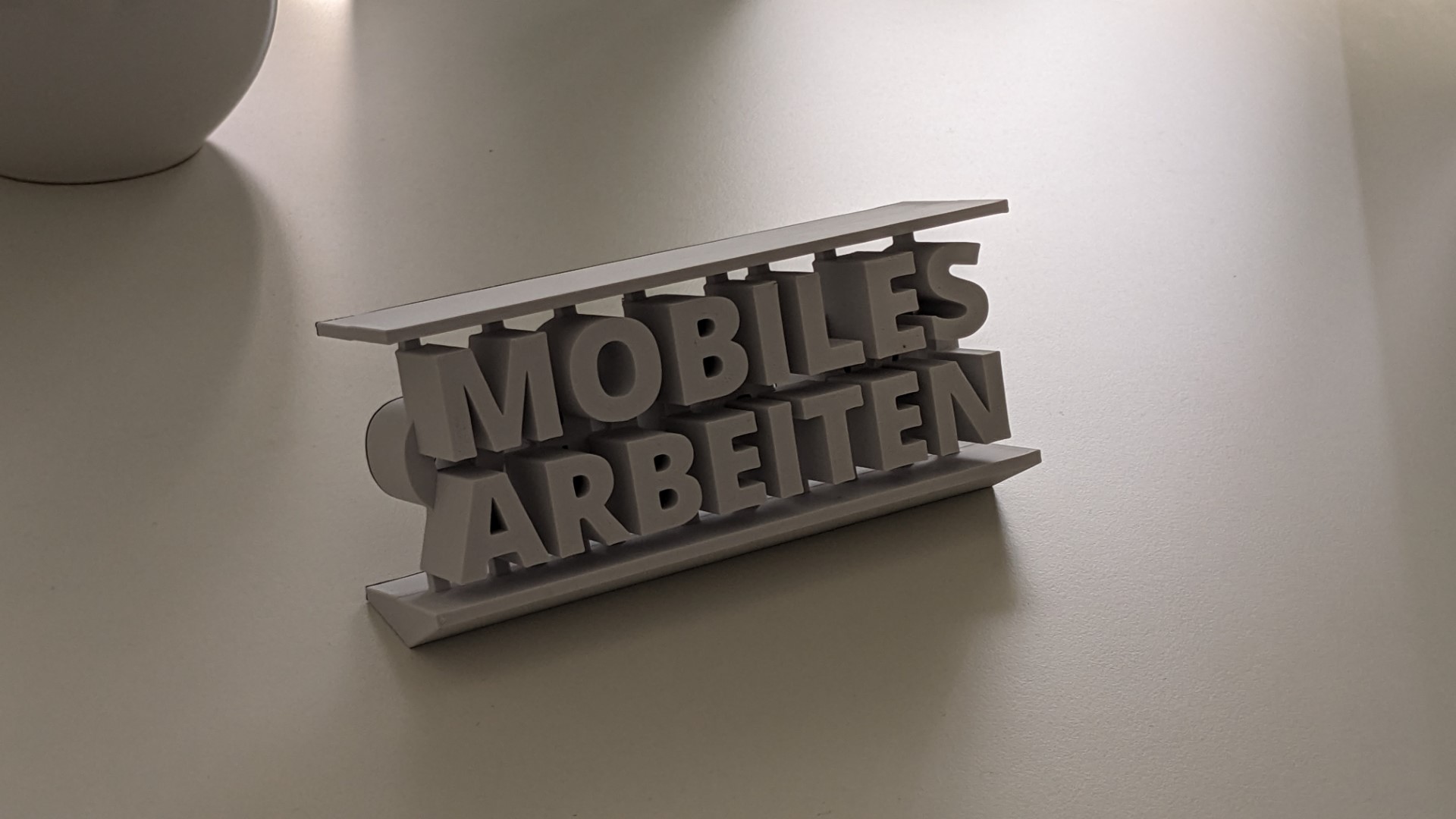 Homeoffice Sign / Mobiles Arbeiten Schild