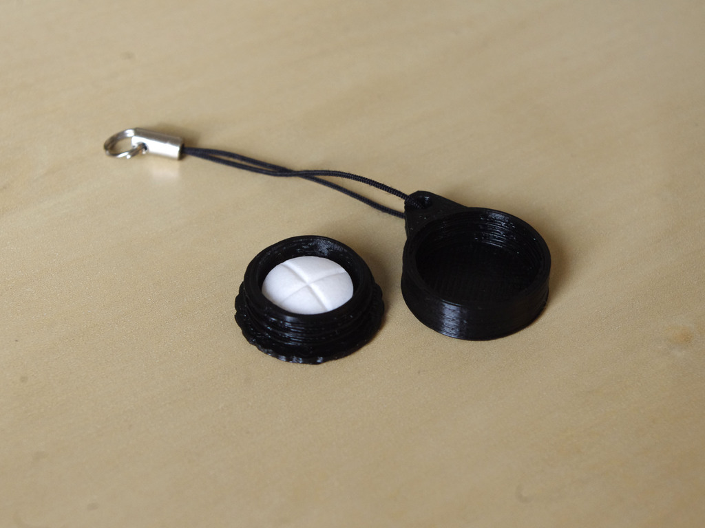 Small Keychain Pill Box