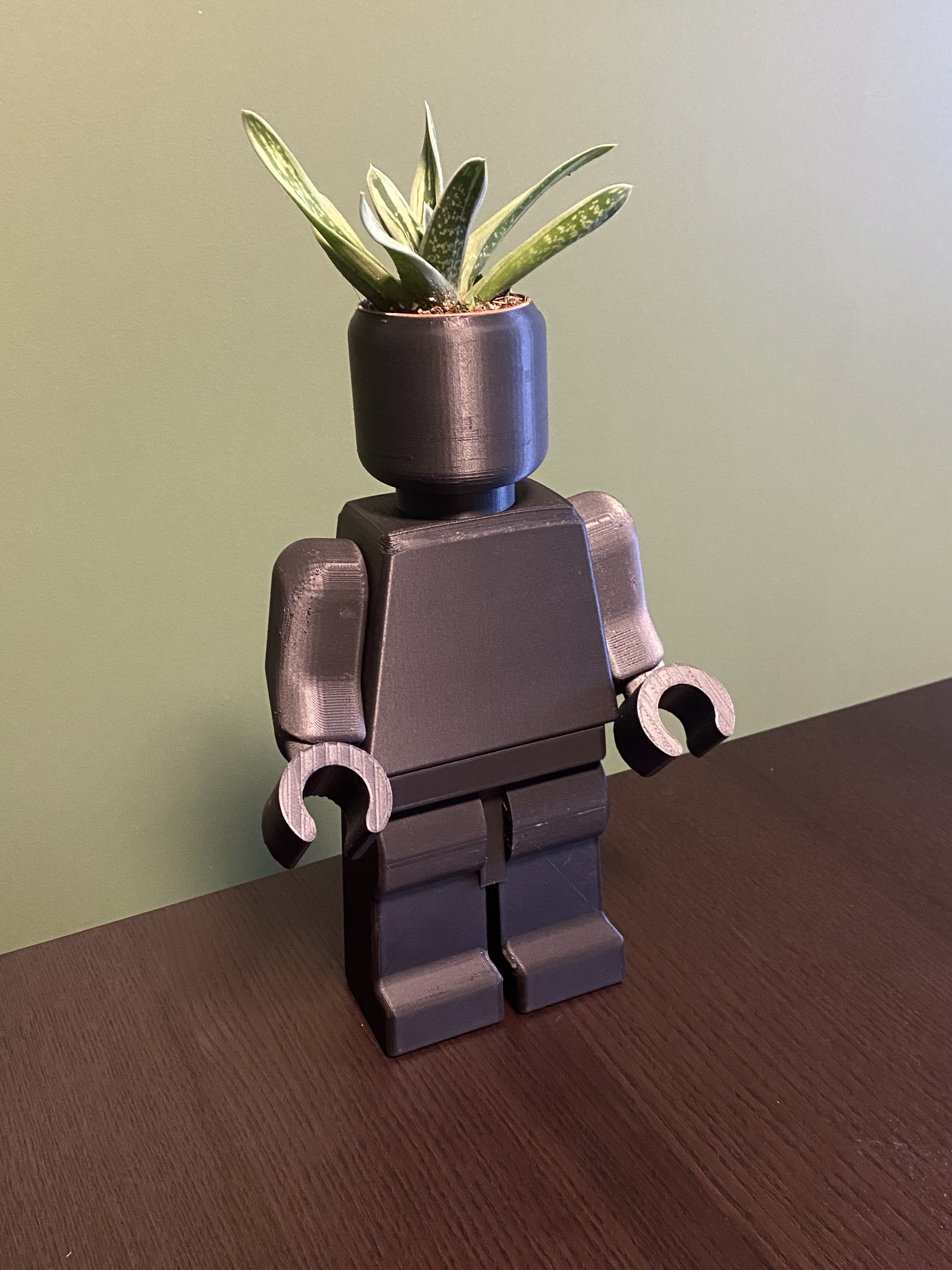 Lego Minifig Planter