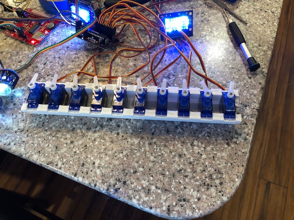 SG90 Micro Servo Test Tray by Eebel | Download free STL model ...