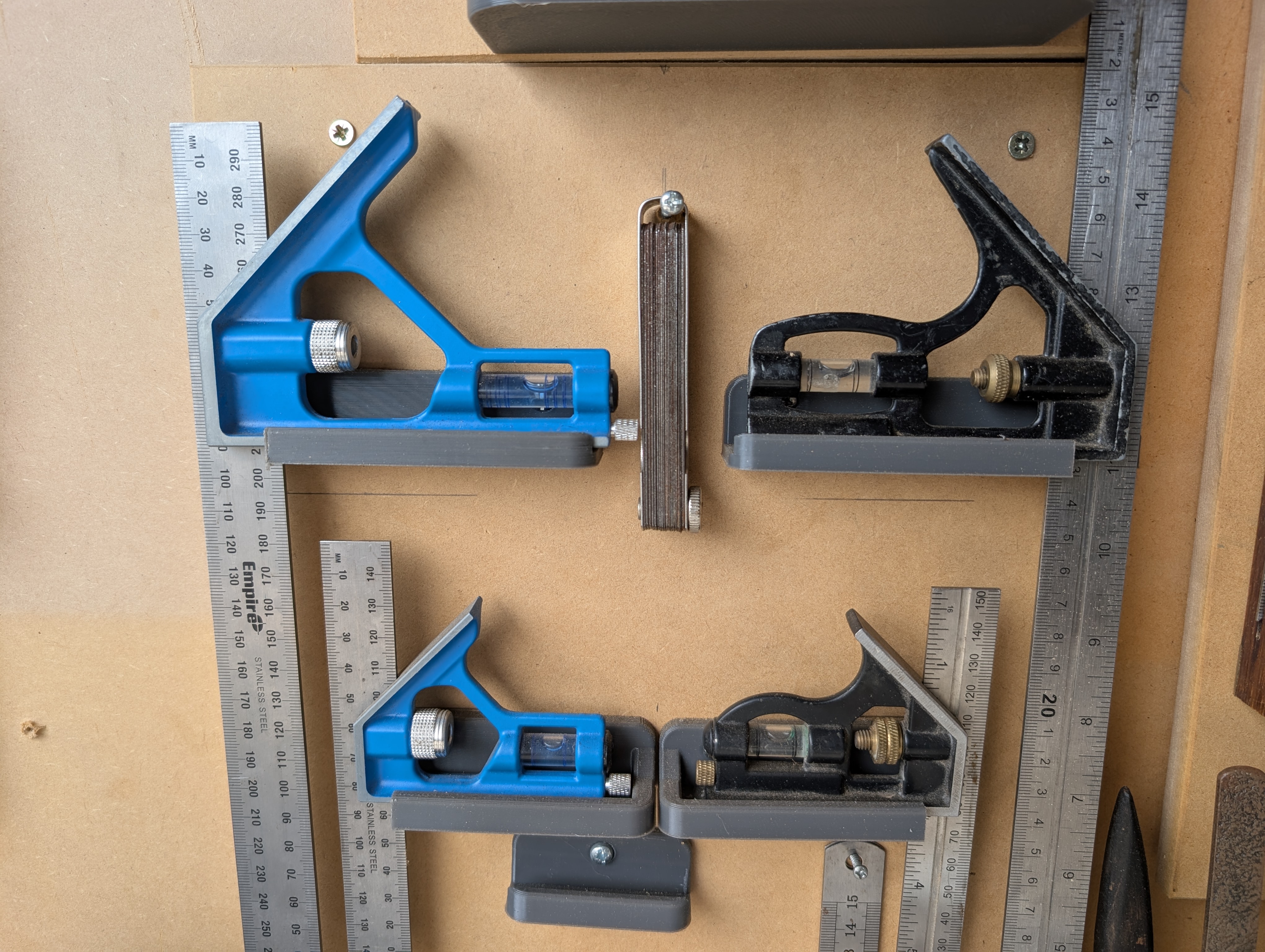 Tool Wall Holder for Large Combination Square – Fits 30cm / 12" Squares