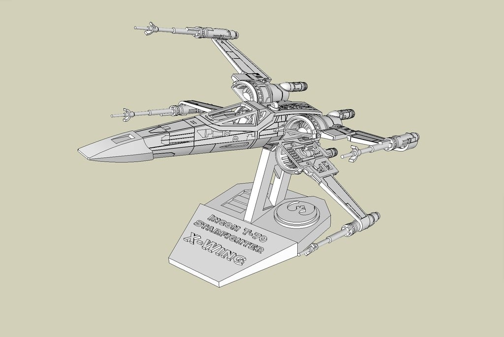 X Wing T70 Stand