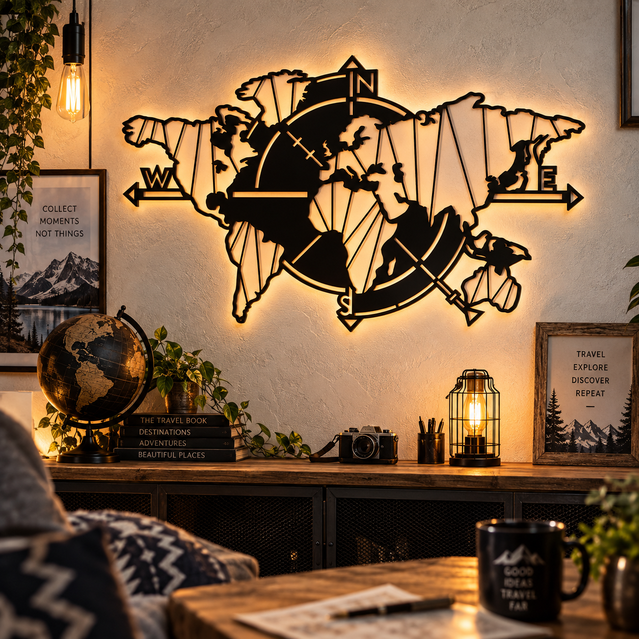 WallArt - World Map 001