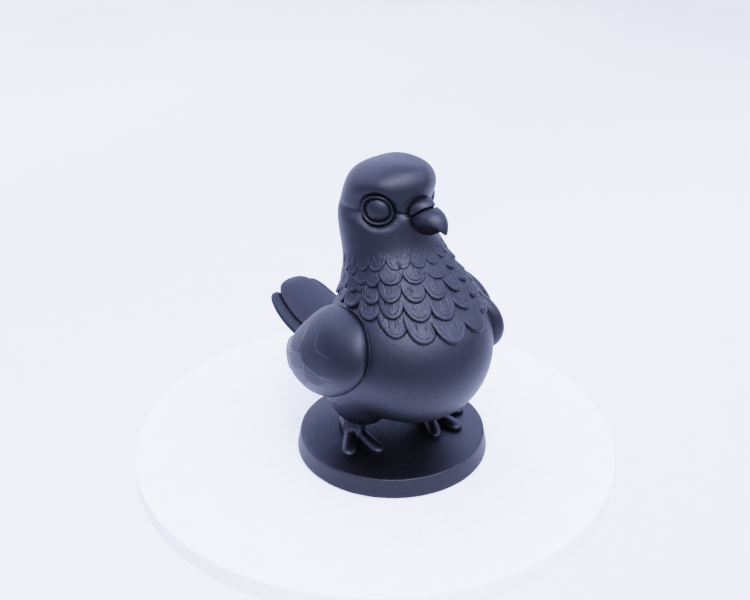 Cute Pigeon Standing - Charming City Bird