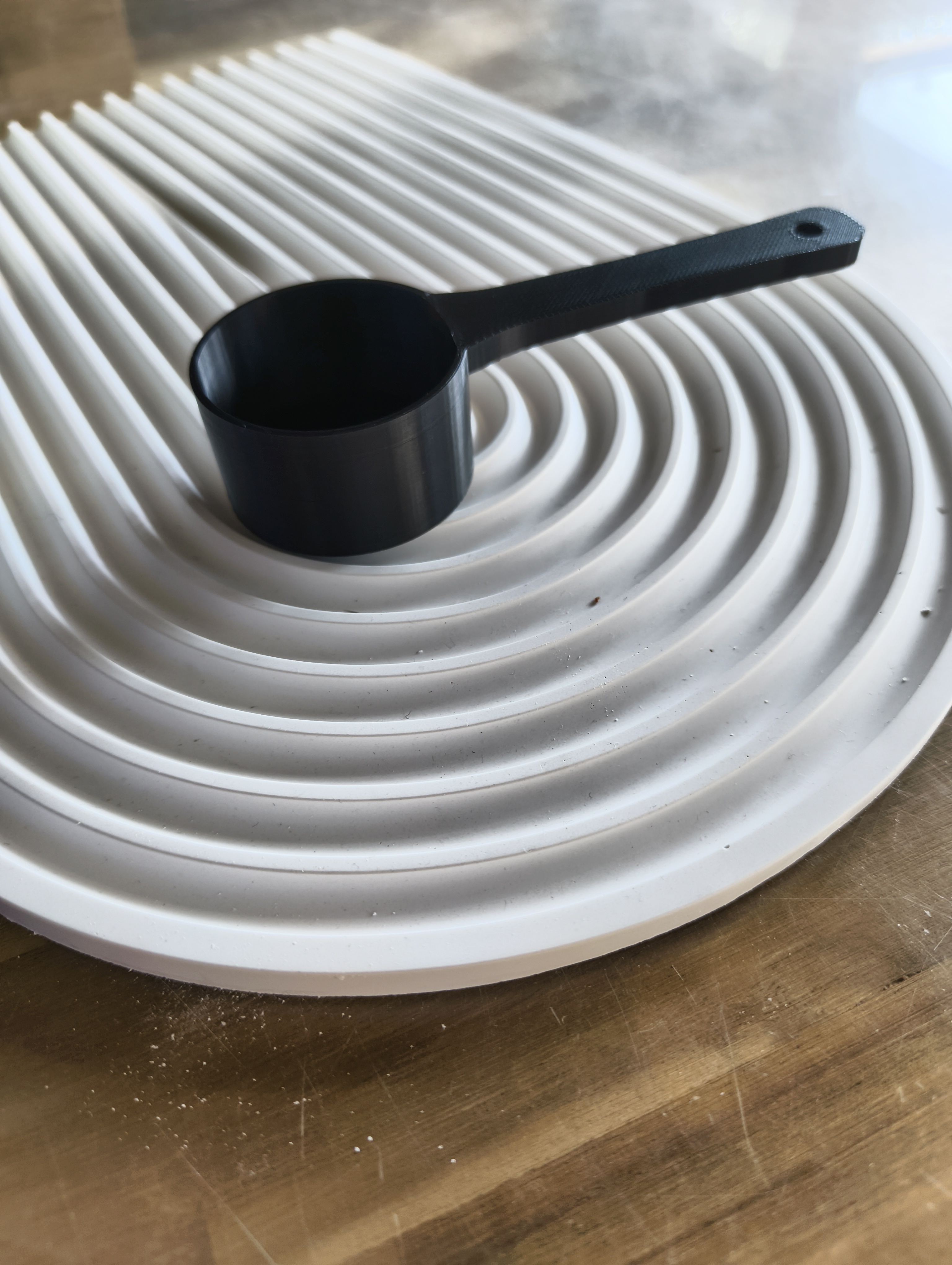 practical spoonful for coffee grain or for powder, cuillere pratique