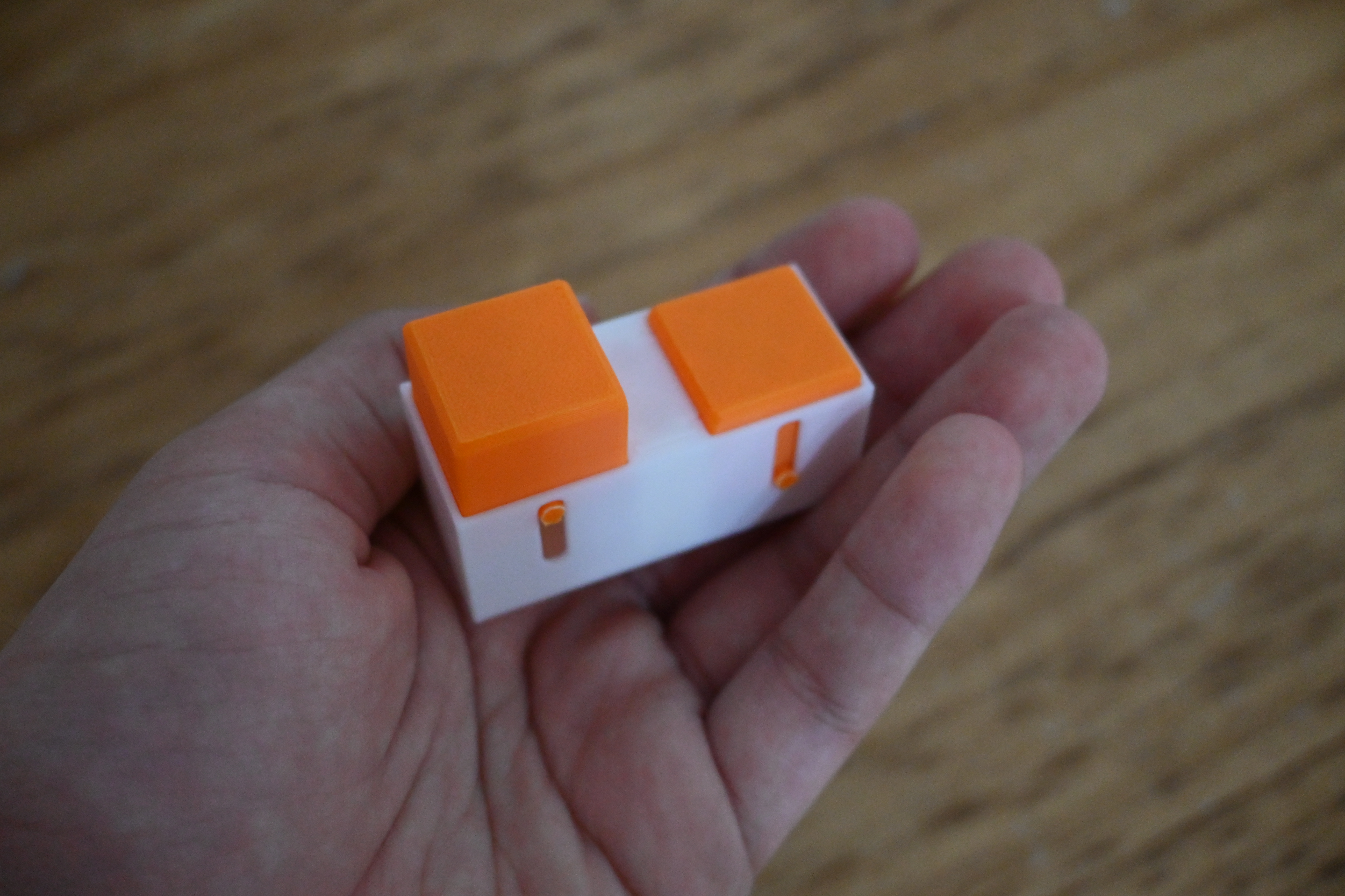 Miniatura 5 do modelo 3D Double button fidget