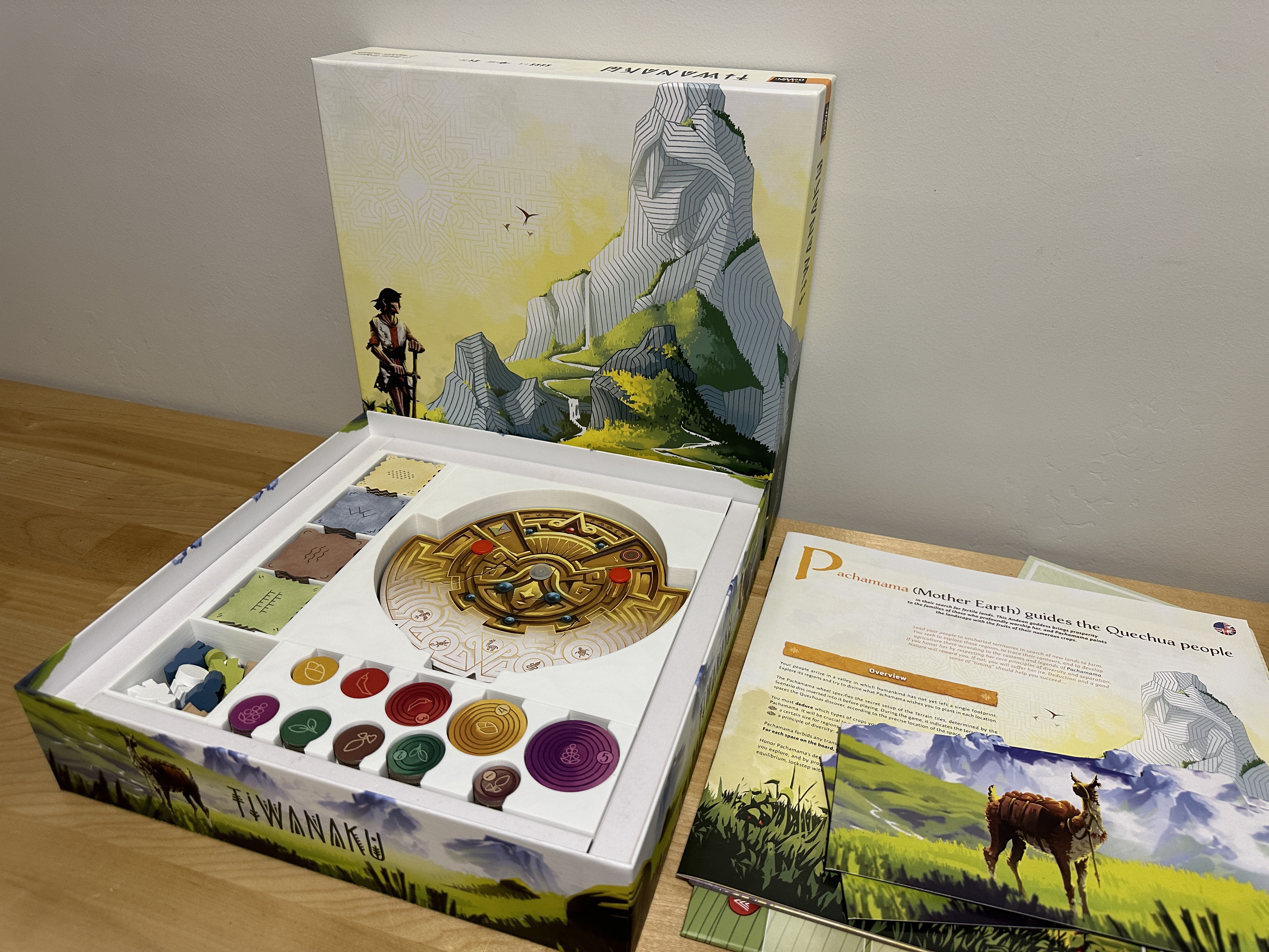 Tiwanaku Board Game Insert