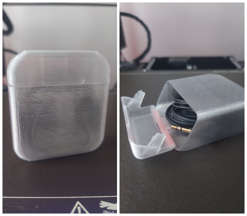 earphone case/phone stand