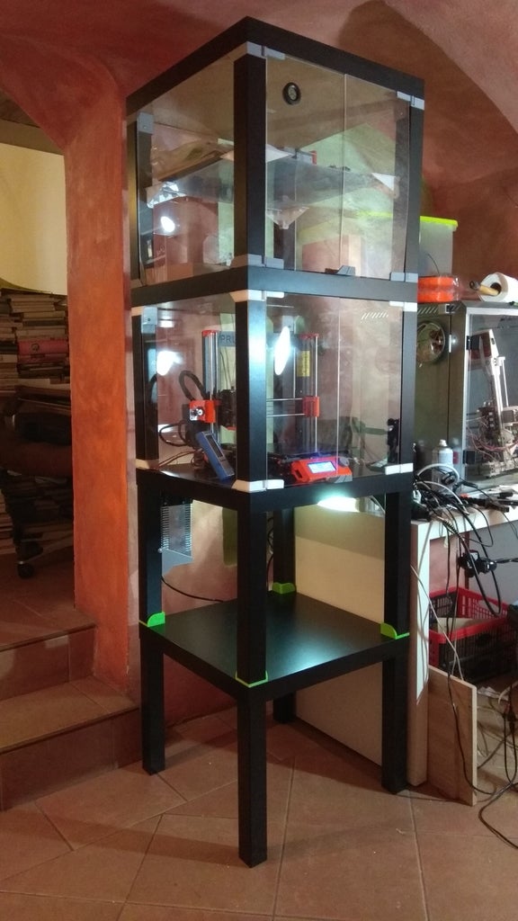 Miniatura 5 do modelo 3D IKEA LACK stacker