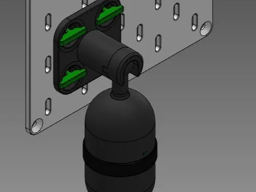 Razer Siren Mini Ikea Skadis Mount 5/8 inch tread
