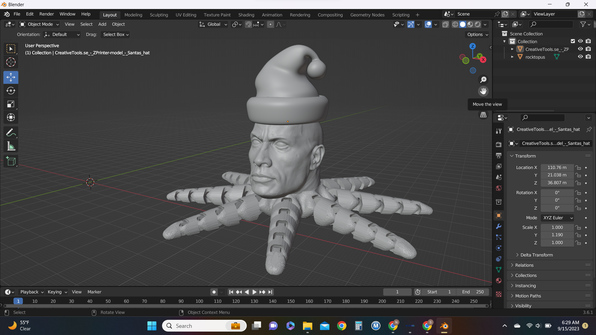 Christmas rockotopus