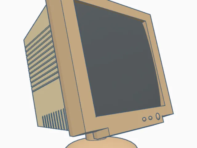 Miniature Oldschool PC Monitor