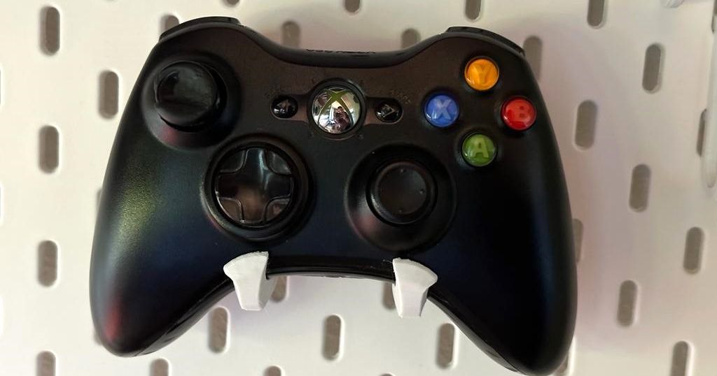 Skadis Xbox 360 Controller Holder By Matthias L Download Free Stl Model 5260