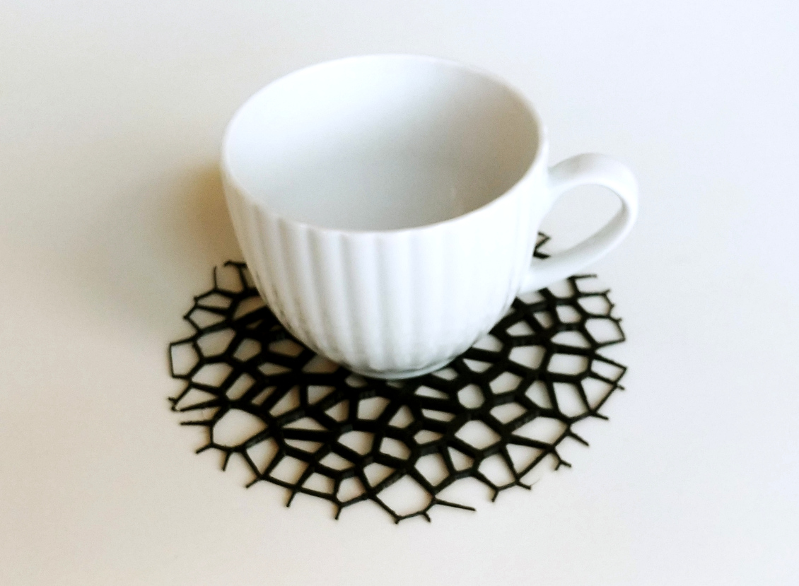 Crater Cracks Coaster