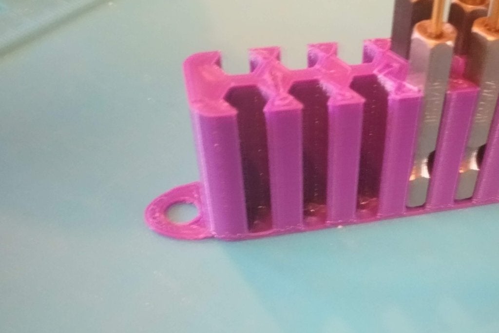 Hex Shank Bit Holder Parametric with Tab option remix