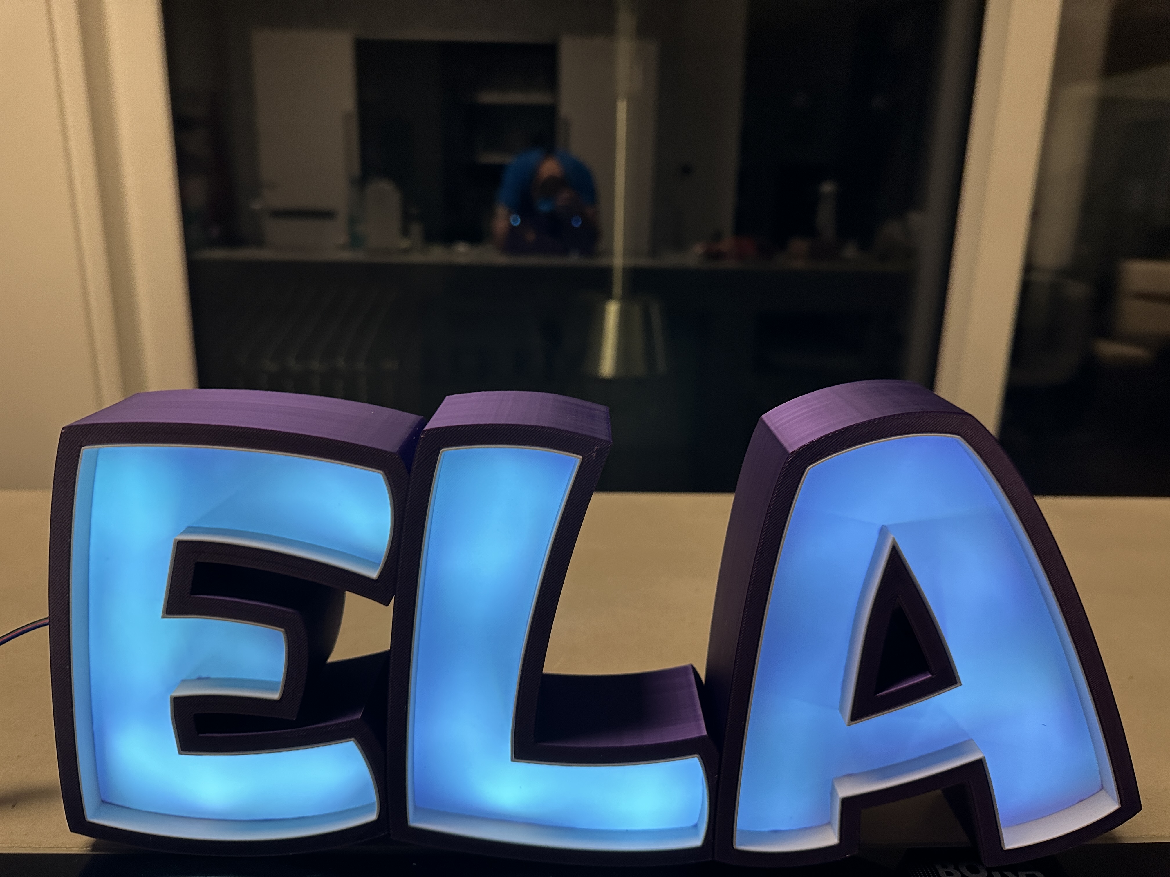 ELA LED- Namenslampe (Name lamp)