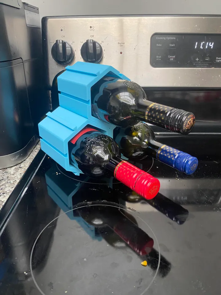 Modular Wine Rack by Fulton3415 | Download free STL model | Printables.com