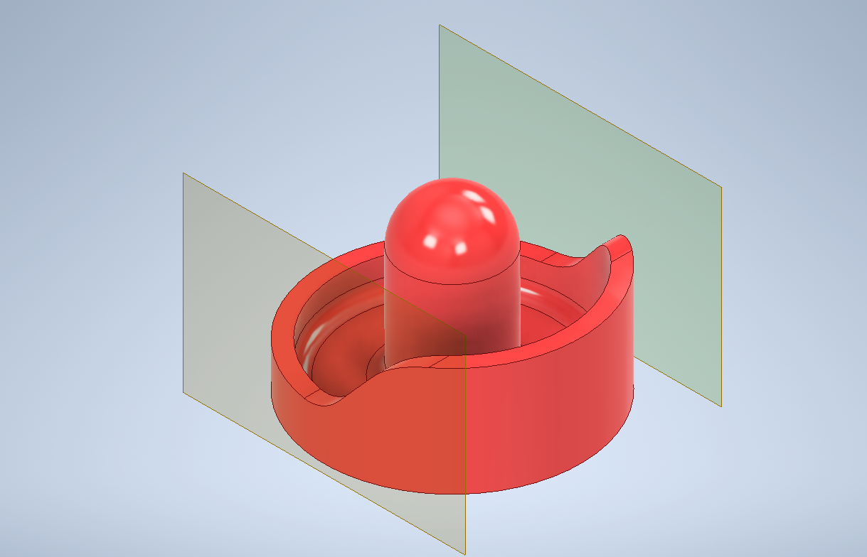 Air hockey mallet by thinksmarternotharder Download free STL model