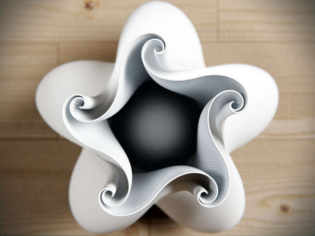 Miniatura 3 do modelo 3D Spiraling vase