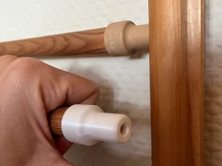 Replacement for children bed safety rail pole head von Michal Svoboda