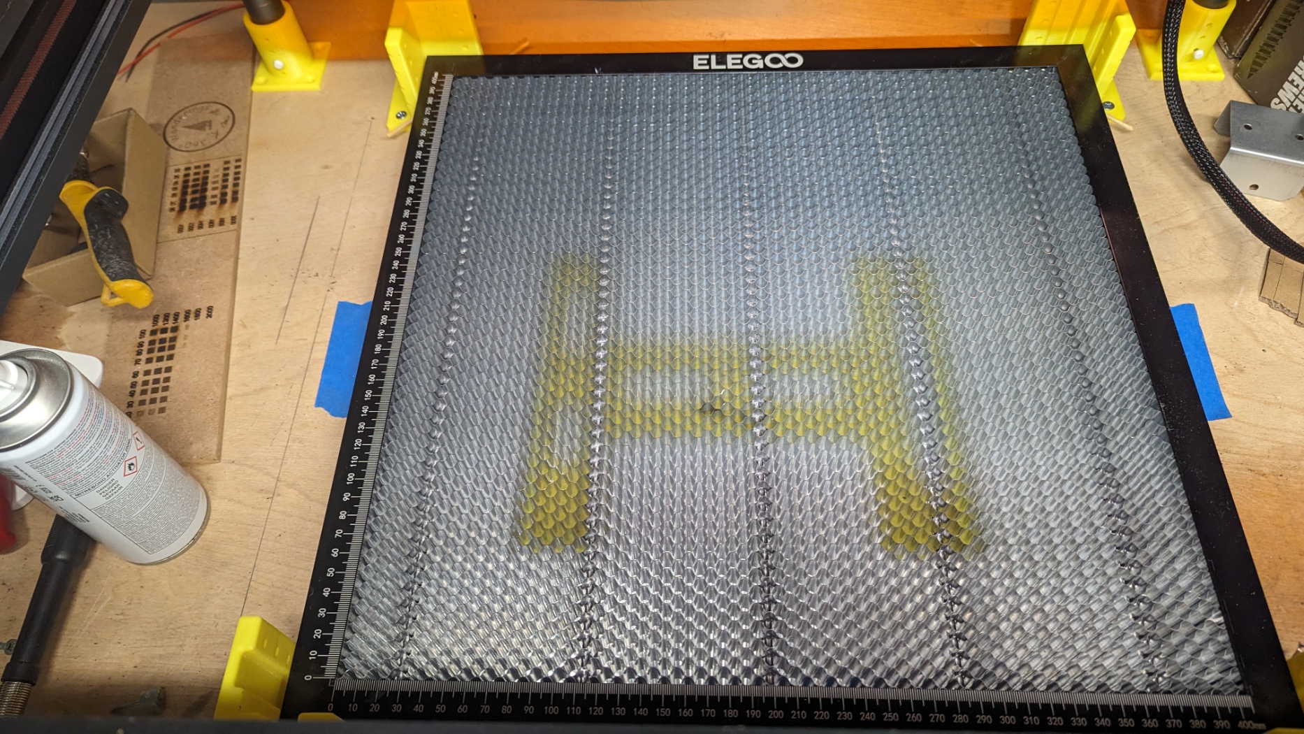 Elegoo Phecda - Alignment Jigs for laser, honeycomb & rotary