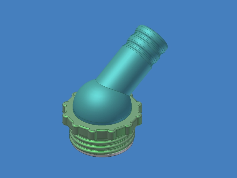 Gasmask Adaptor Nato-RD40-Male 60-degree