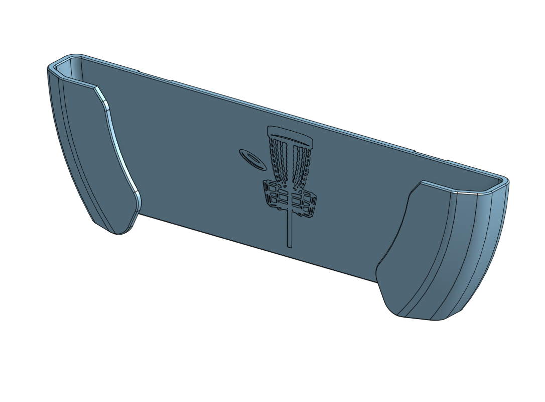 Disc Golf Wall Mount (Type 1) by Eclsnowman Download free STL model