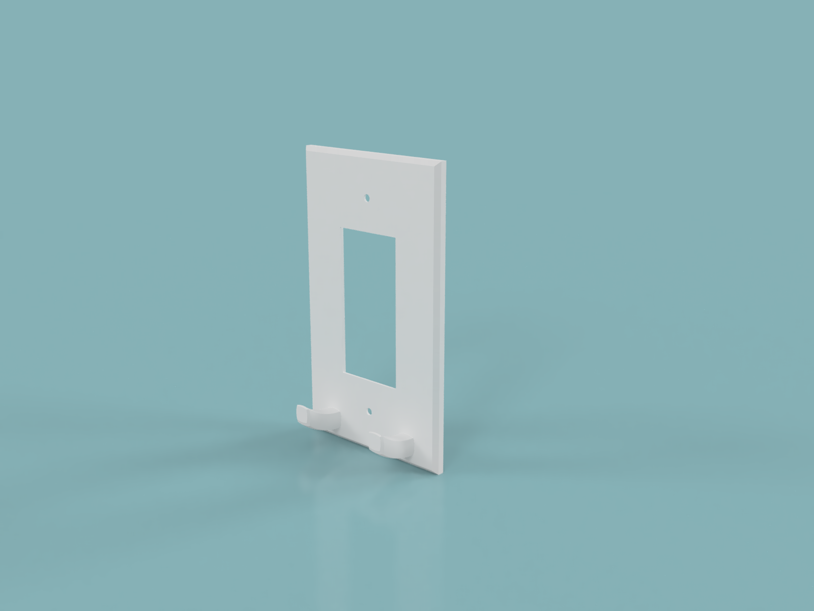 Light Switch Cover With Hooks by SnobbyComa8 | Download free STL model ...
