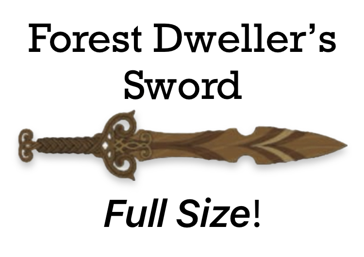 Breath of the Wild Tears of the Kingdom The Legend Of Zelda BOTW TOTK Forest Dweller’s Sword Full Size (ZELDA ZELDA TOTK TOTK BOTW BOTW ZELDA ZELDA ZELDA ZELDA TOTK)