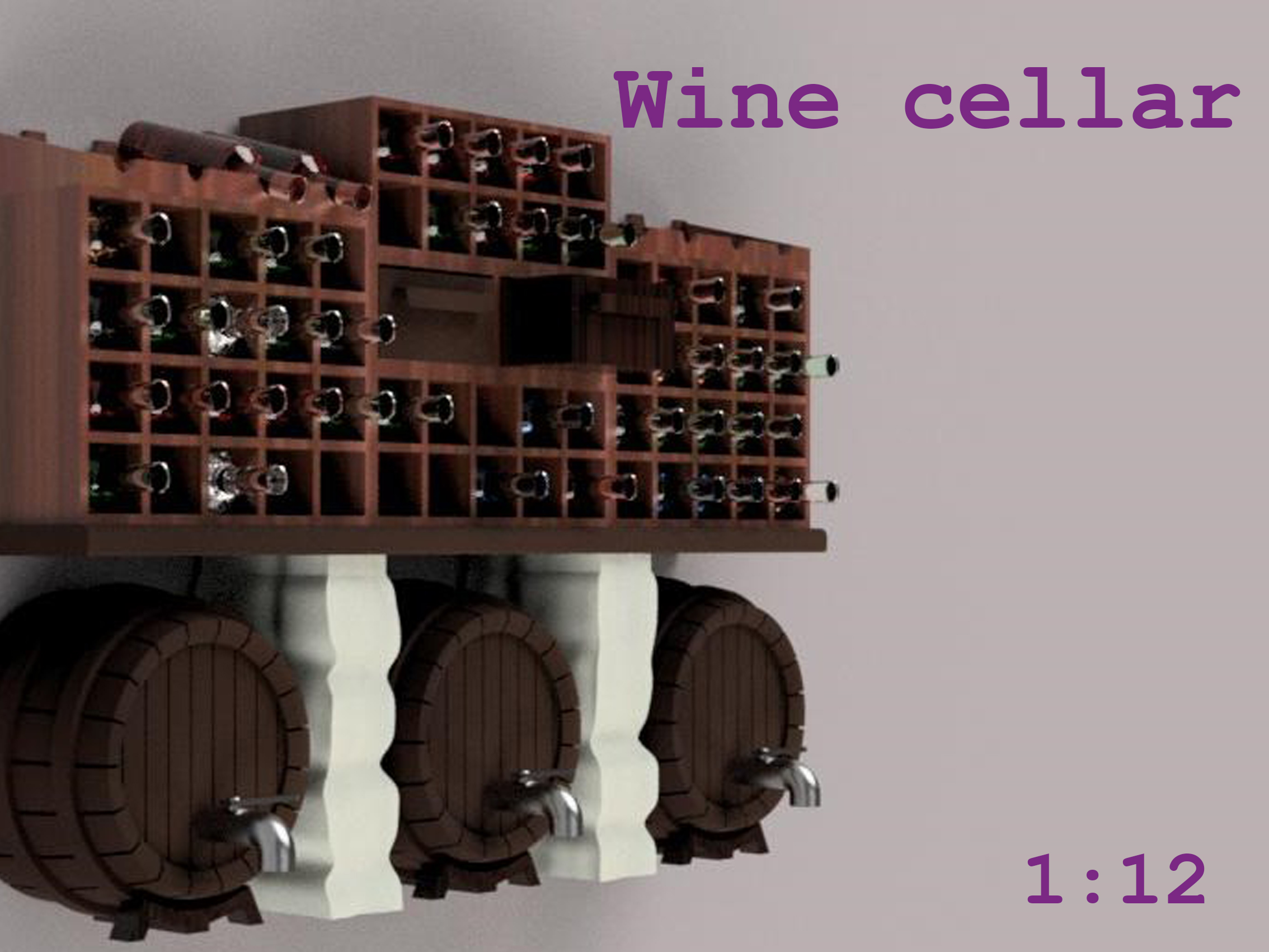 Wine cellar by A2S_dESING Download free STL model
