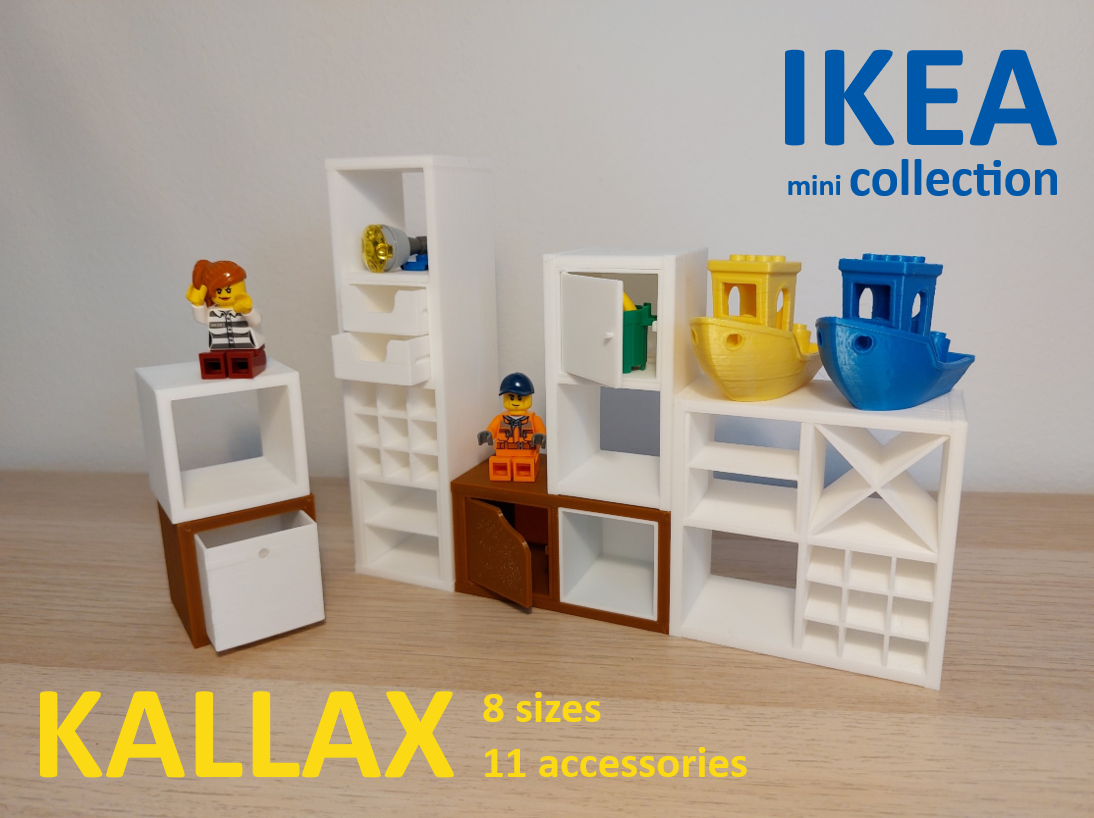IKEA mini KALLAX collection by Repoholy Download free STL model