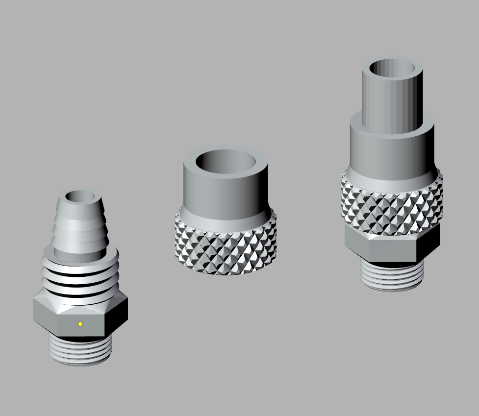 Garden hose repair, 3/4 inch by VanessaE Download free STL model