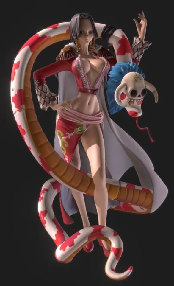 Boa Hancock One Piece 3d Model Printable by GyLogic, Download free STL  model