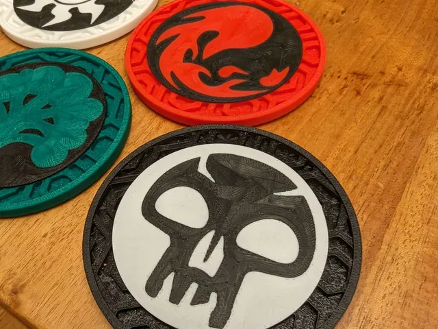MTG Mana Symbol Coaster Set