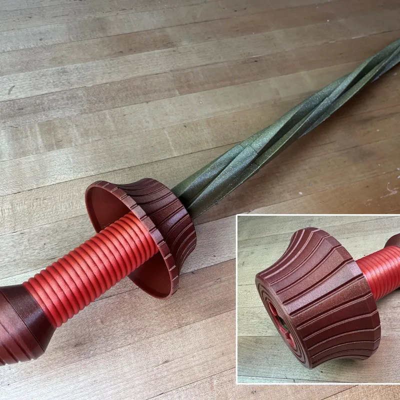 Assembly, Link's 3D Printed Wooden Sword