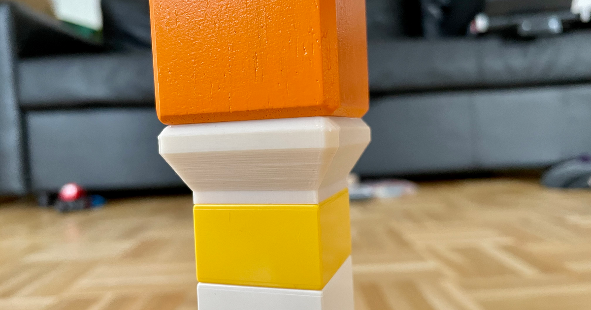 Quadrilla Marble Run Duplo Adapter by Uko Download free STL model