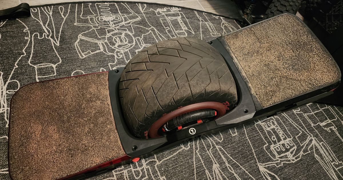 Onewheel GT WTF Rails Fender Delete (standard) by Rainy Cobra