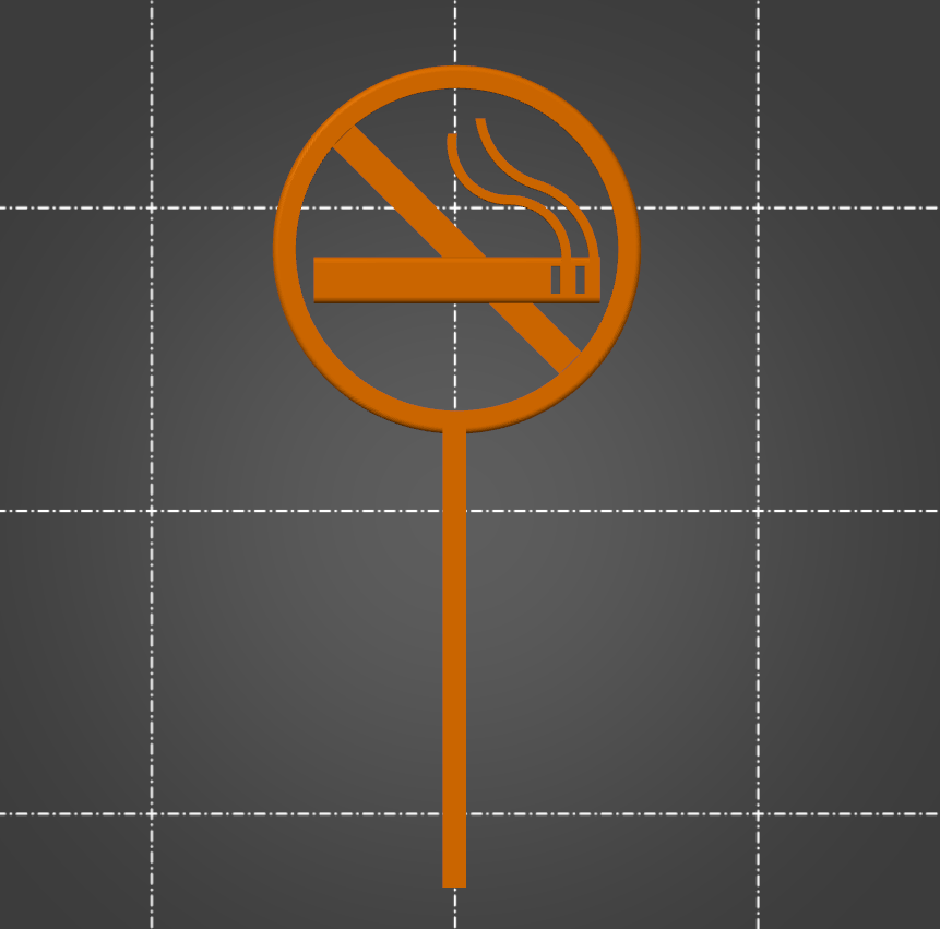 No smoking sign
