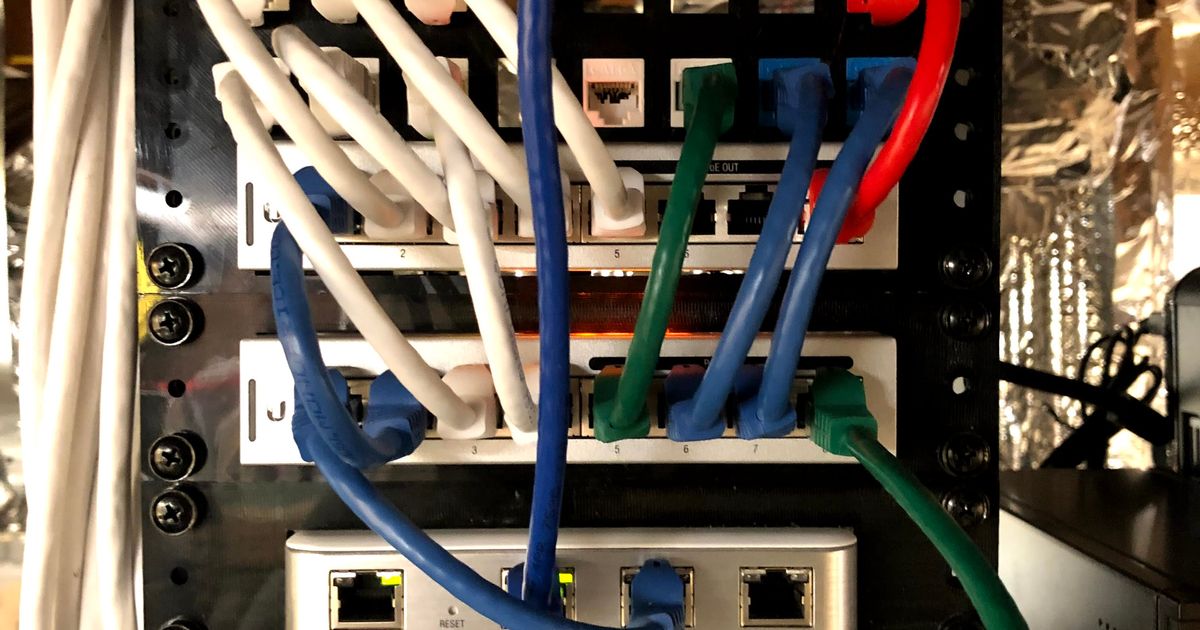 Mini Network Rack System por johnboiles | Descargar modelo STL gratuito ...