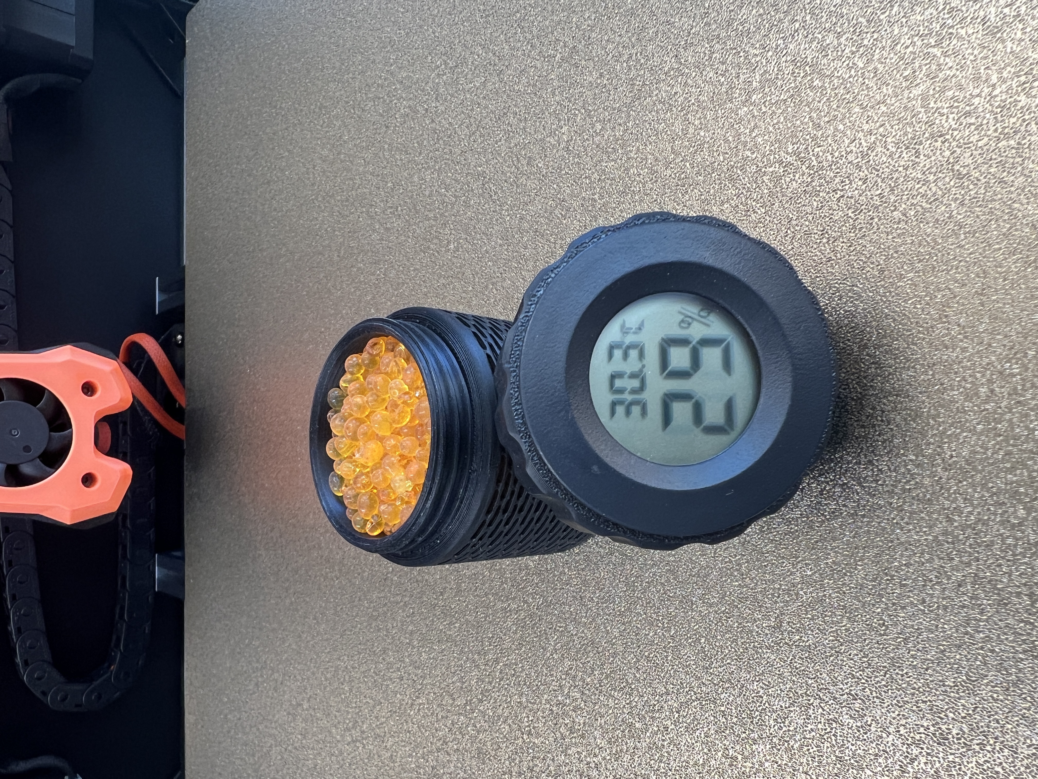 Hygrometer Cap for Silica gel spool container