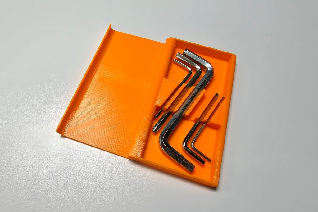 Portable hex wrench case for bikers