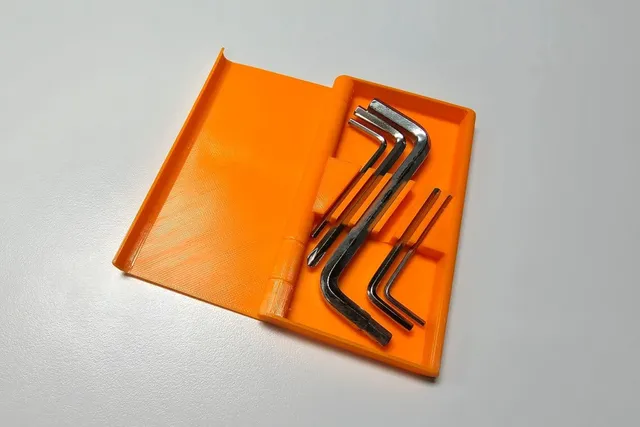 Portable hex wrench case for bikers