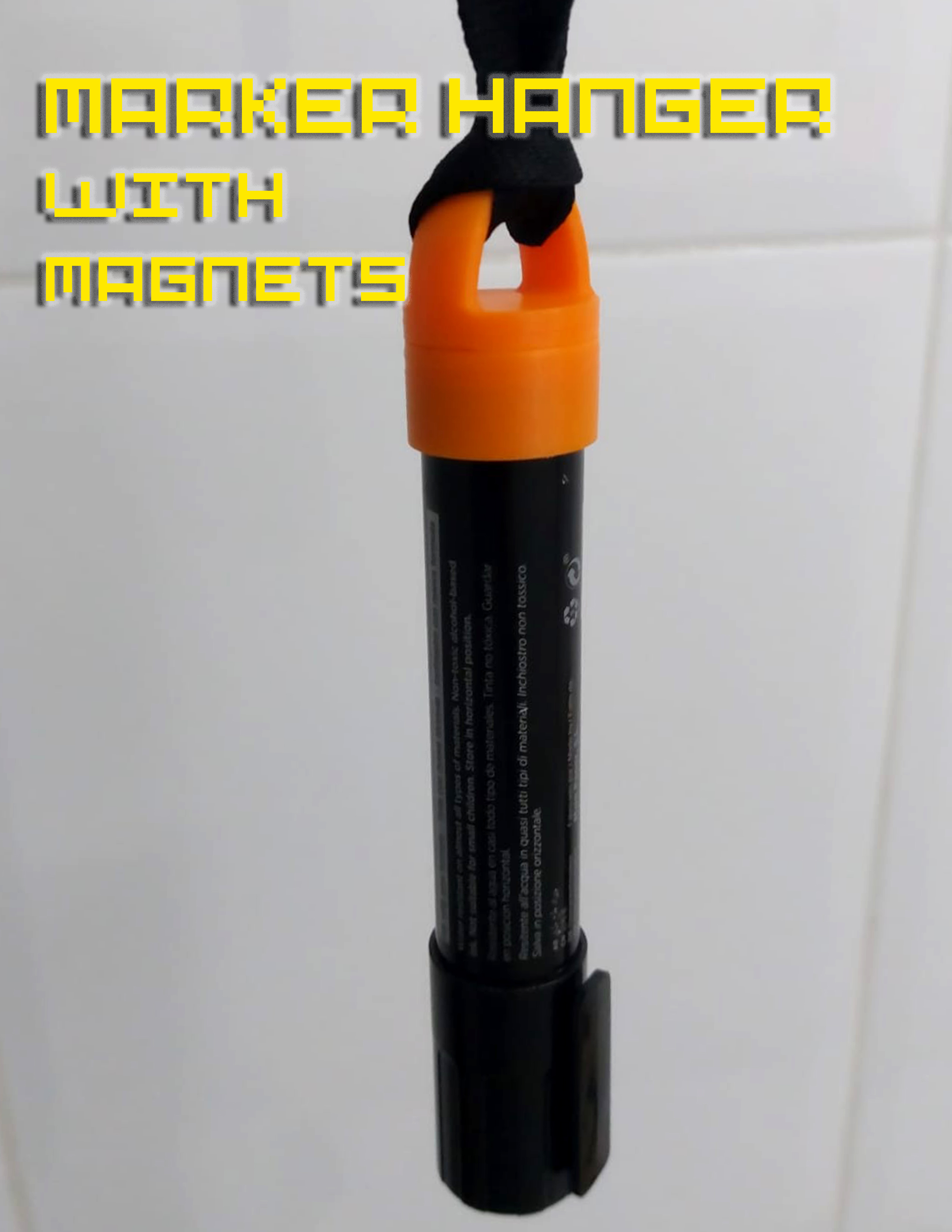 Magnetic Marker Holder – Easy Snap Fit with Embedded Magnets