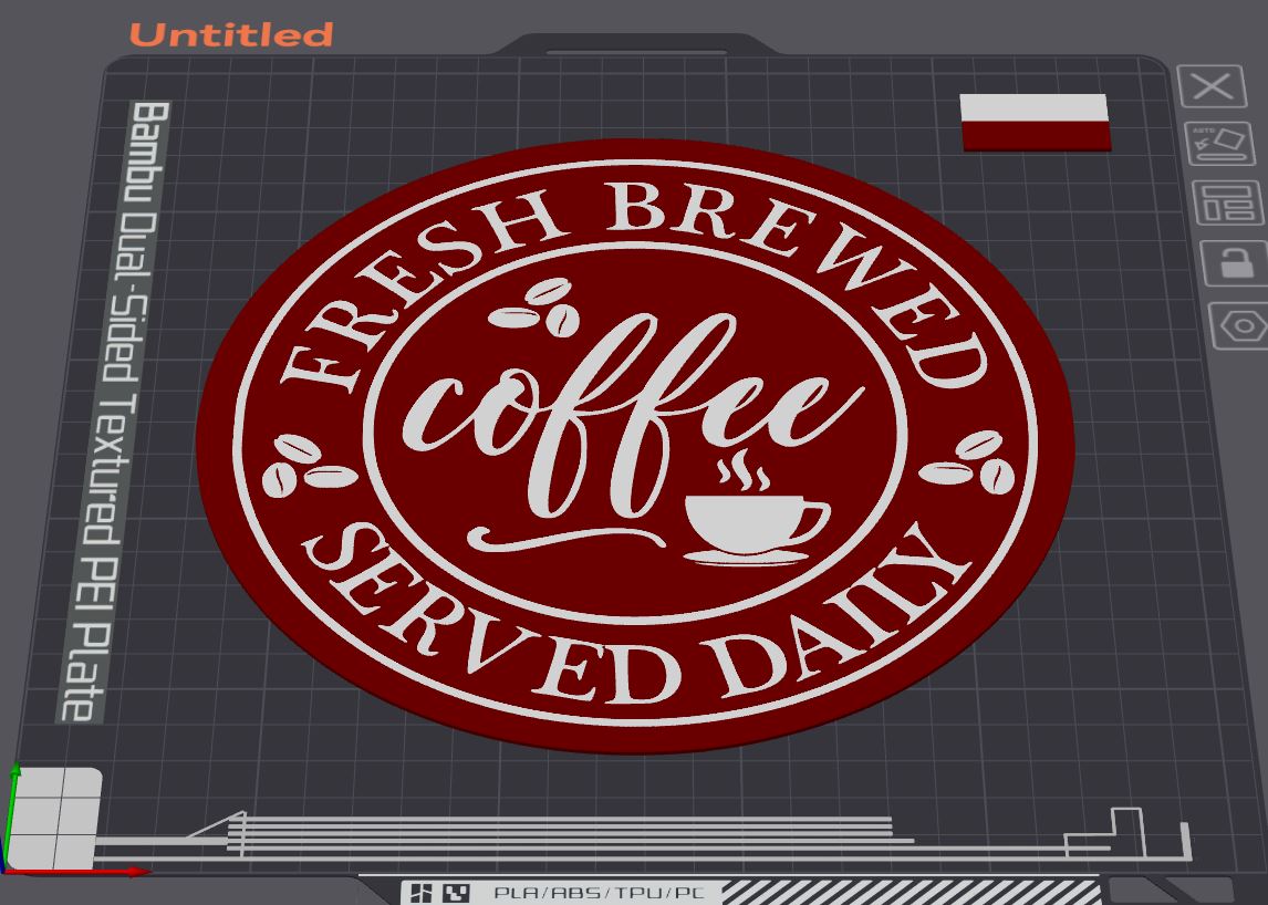 Coffee Sign & Coaster MMU
