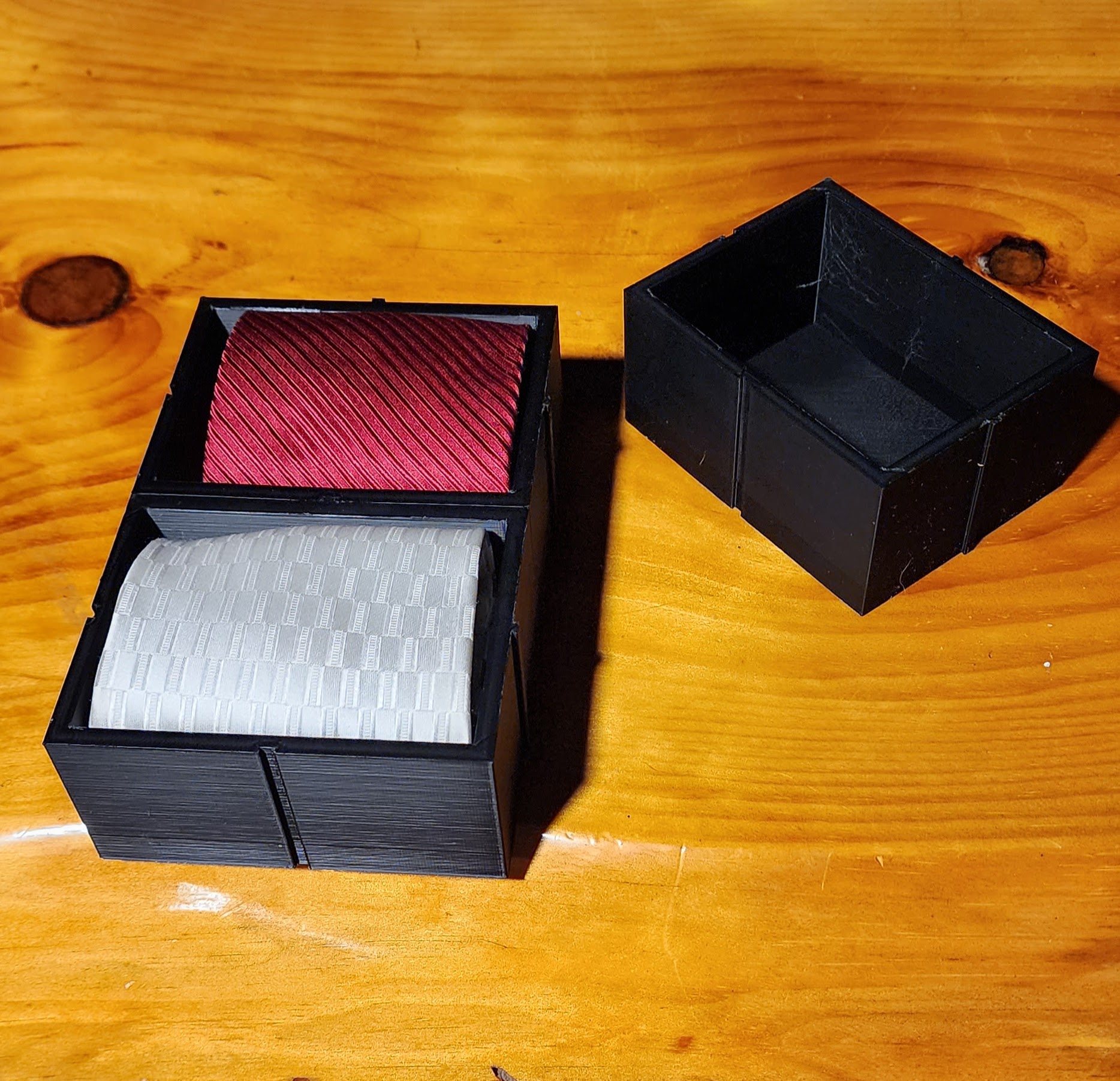 Modular Tie Box with Travel Lid by Jeremy Scharping | Download free STL ...