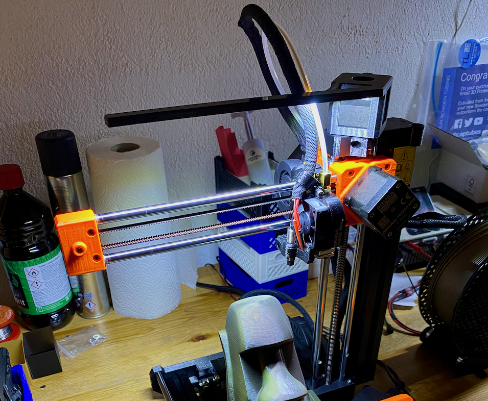 Prusa MINI LED Bar - no tools, no supports